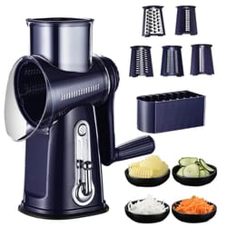 rotary cheese grater vegetable slicer manual food shredder