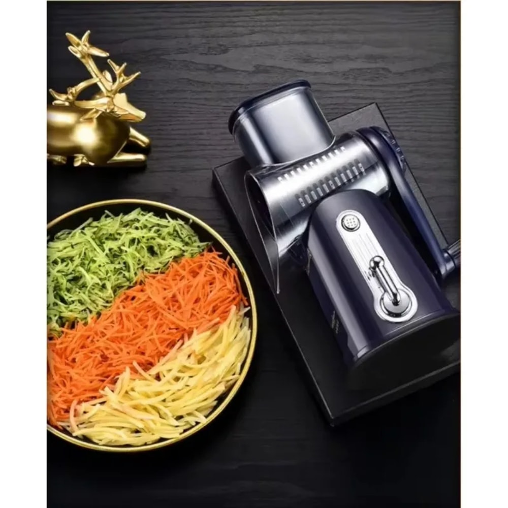 Rotary Cheese Grater Vegetable Slicer Manual Food Shredder 1