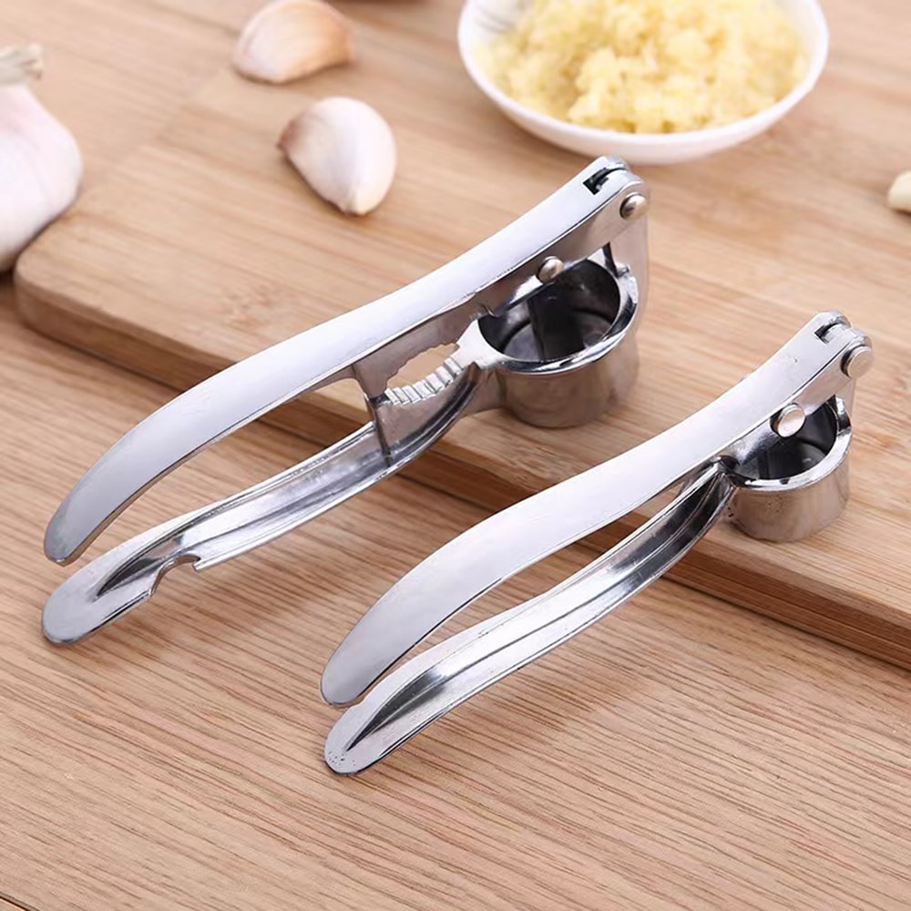 Stainless Steel Garlic Press Mincer Effortless Garlic Press Crusher Tool For Fast Kitchen Prep 3
