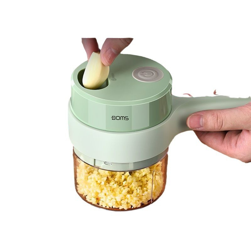 Electric Vegetable Chopper Wireless Garlic Cutter Mini Food Processor 0