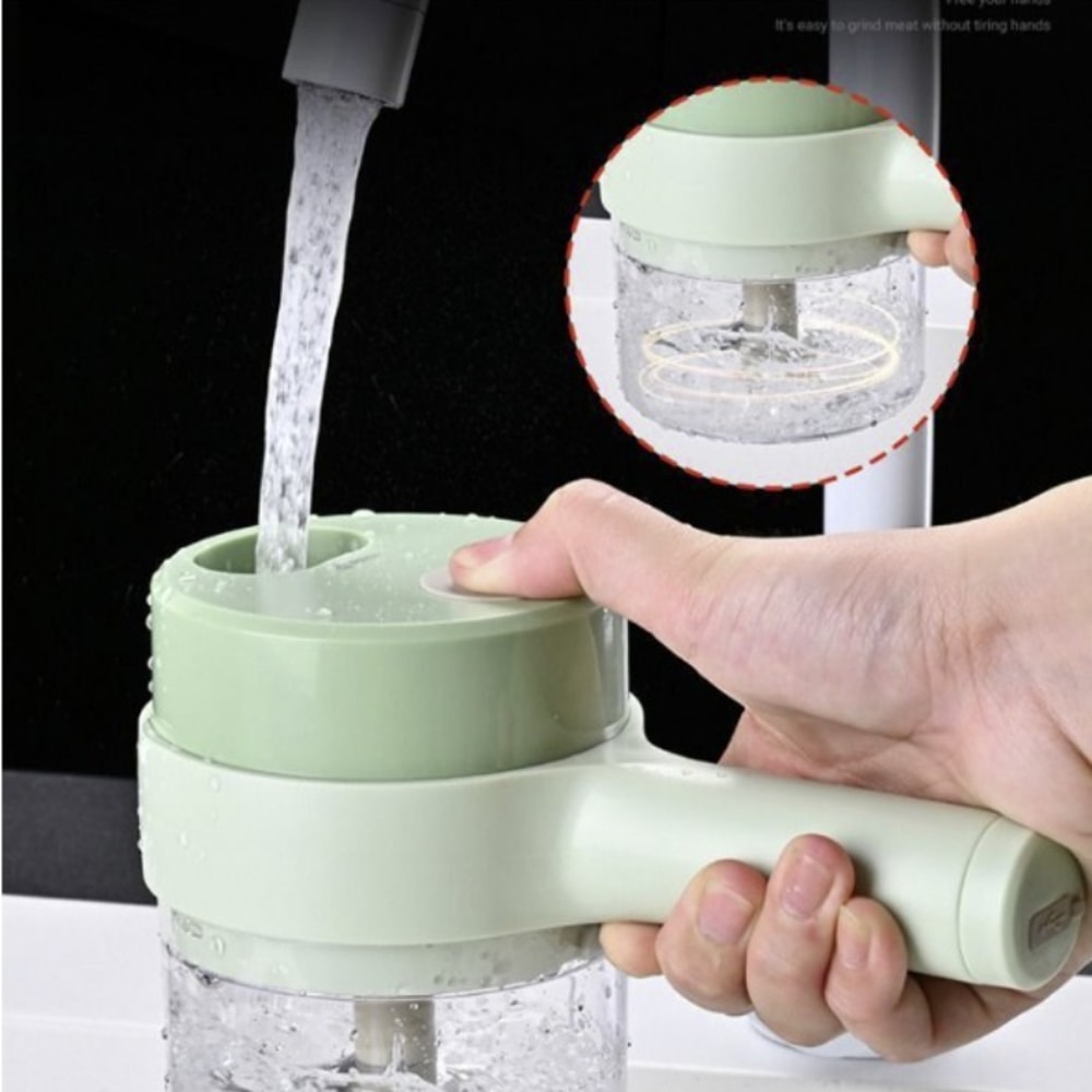 Electric Vegetable Chopper Wireless Garlic Cutter Mini Food Processor 1