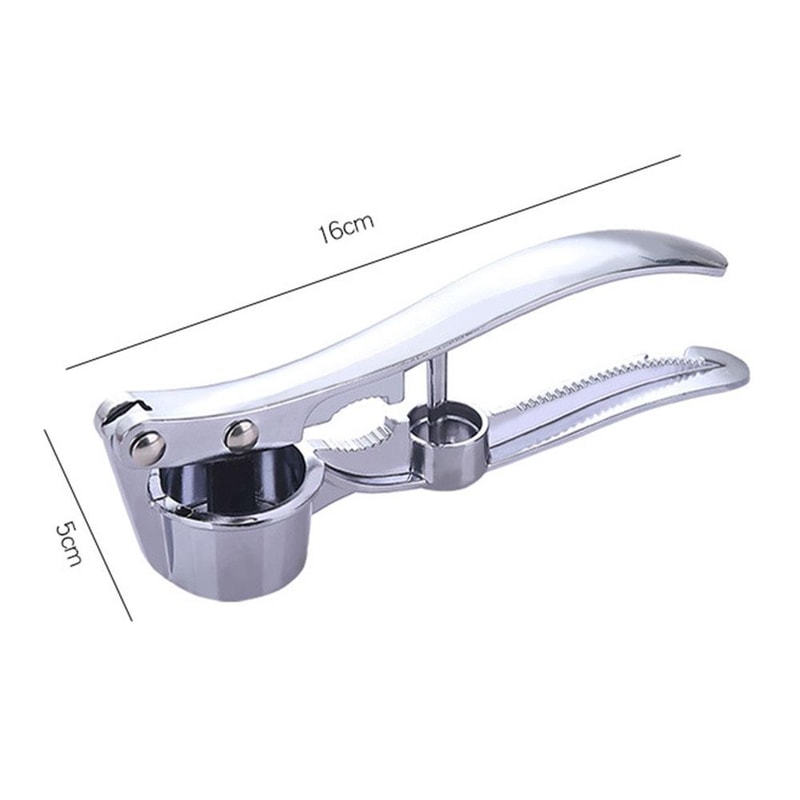 Stainless Steel Garlic Press Crusher Mincer Storage Kitchen Tool 4