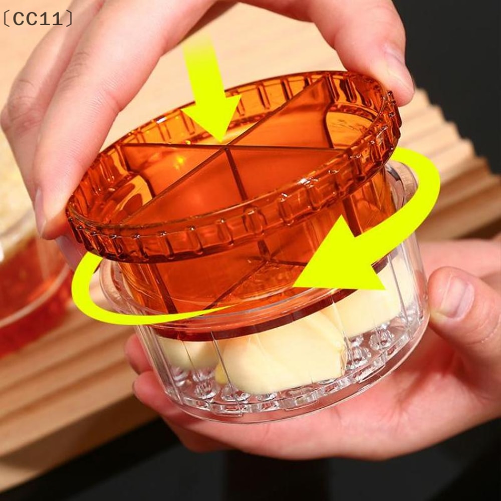 Garlic Press Crusher Roller Easy Manual Garlic Chopper Kitchen Tool 2