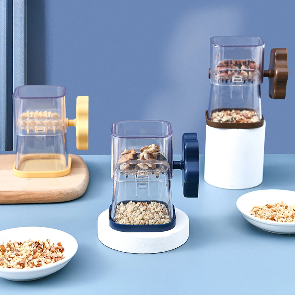 Manual Nut Grinder Portable Peanut Crusher Chocolate Chopper For Smooth Spreads 0