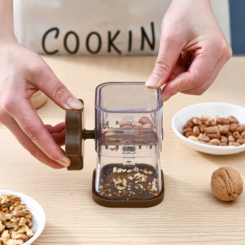 Manual Nut Grinder Portable Peanut Crusher Chocolate Chopper For Smooth Spreads 3