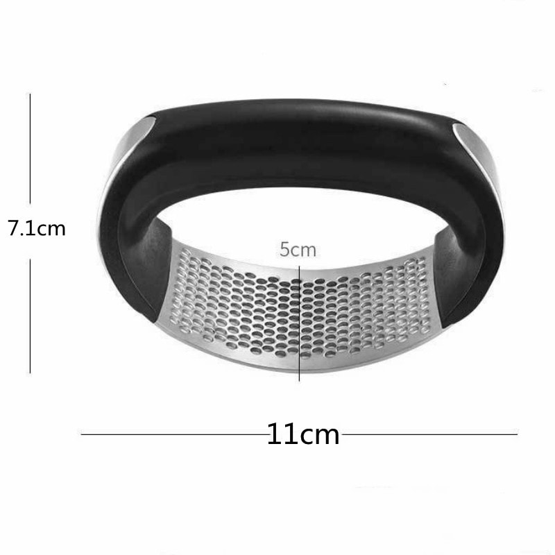 Premium Stainless Steel Garlic Press Manual Garlic Mincer Tool 4