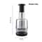 QuickPress Manual Food Chopper Handheld Vegetable Onion Nut Cutter Garlic Mincer 4