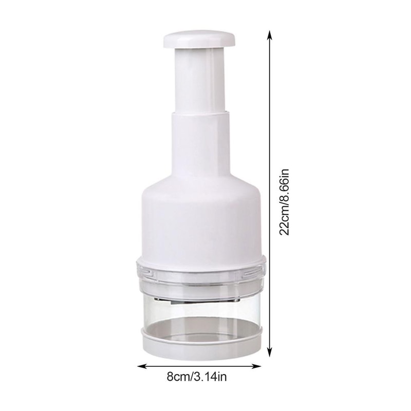 QuickPress Manual Food Chopper Garlic Mincer For Effortless Kitchen Prep 5