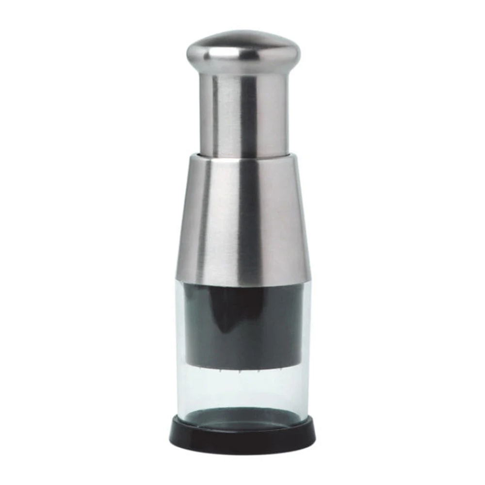 Stainless Steel Garlic Chopper Manual Vegetable Mincer Tool For Quick Kitchen Prep 2