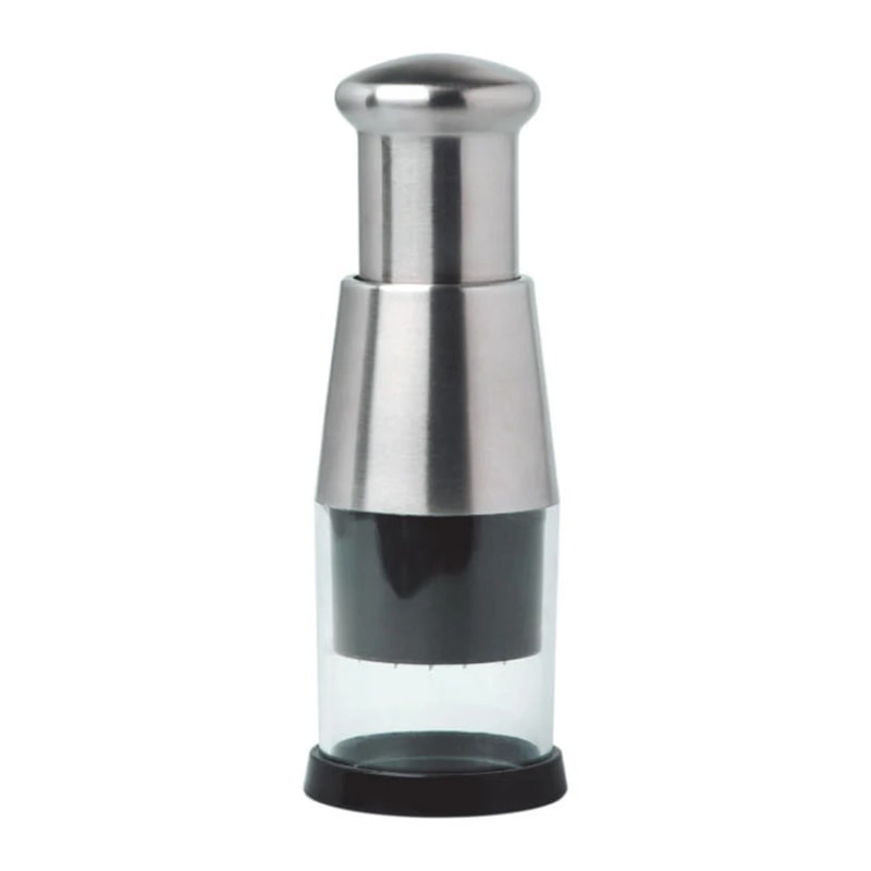Stainless Steel Garlic Chopper Manual Vegetable Mincer Tool For Quick Kitchen Prep 2