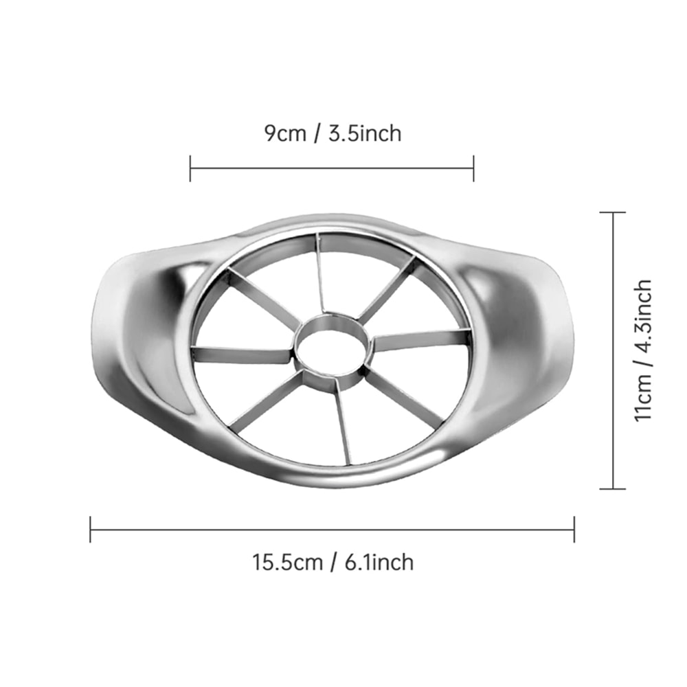 Stainless Steel Apple Slicer Apple Corer Tool Easy Fruit Cutter Divider 5