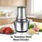 Electric Meat Grinder Food Processor Stainless Steel Kitchen Chopper 4