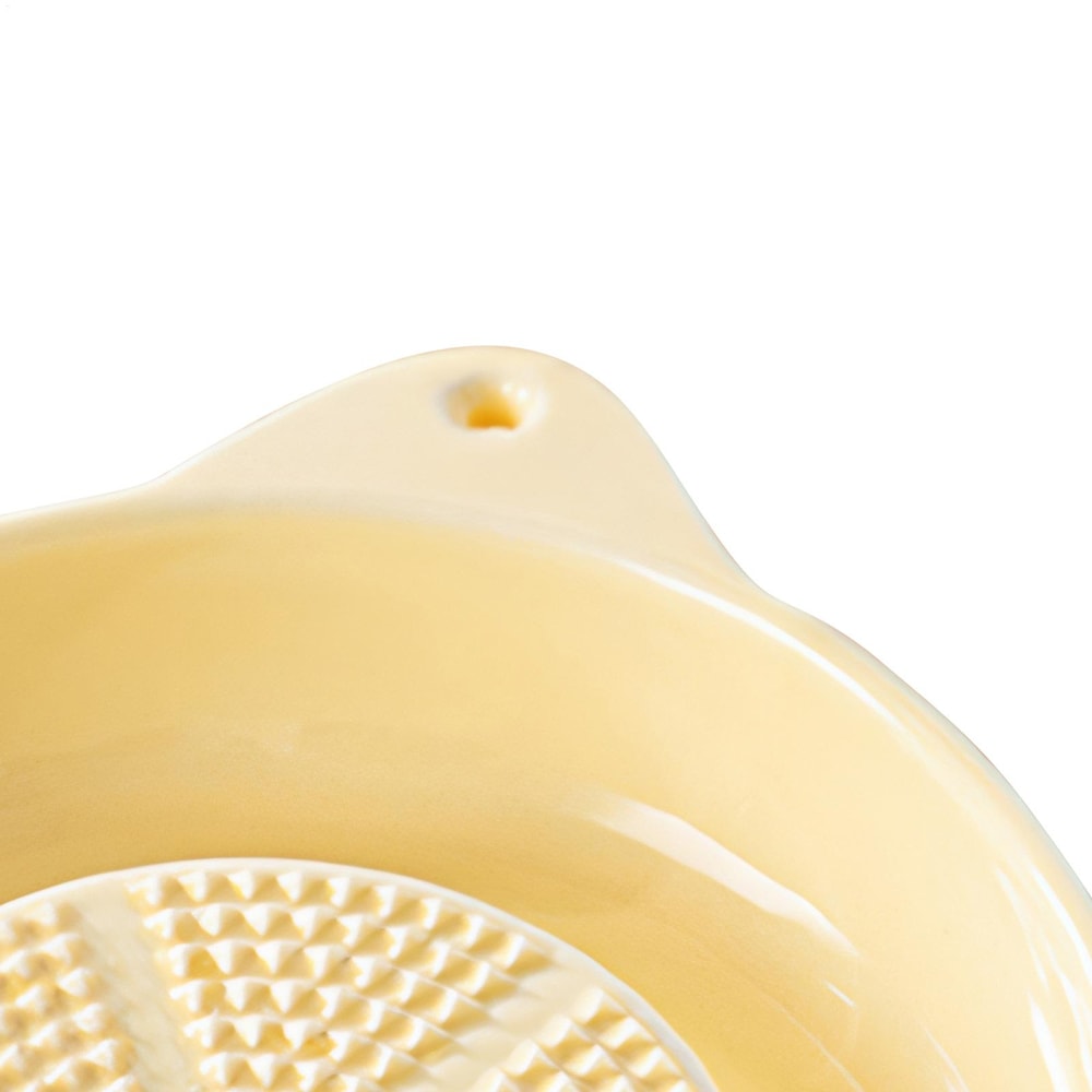 Ceramic Garlic Grater Plate With Juice Spout Hand Grater Dish For Ginger Cheese Lemon 5