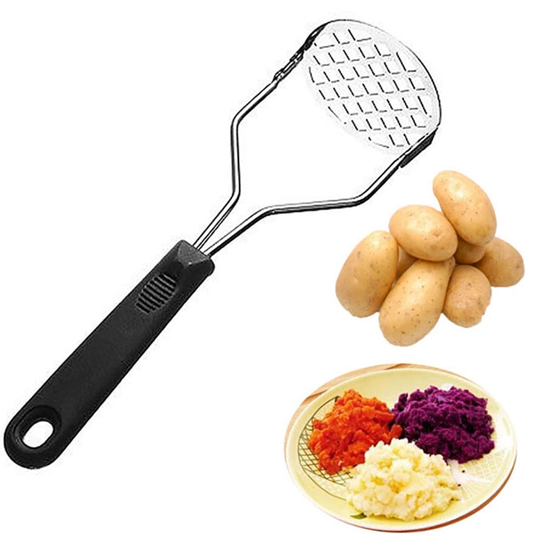 Potato Ricer Masher Tool For Smooth Mashed Potatoes Fruit Heavy Duty Kitchen Gadget 0