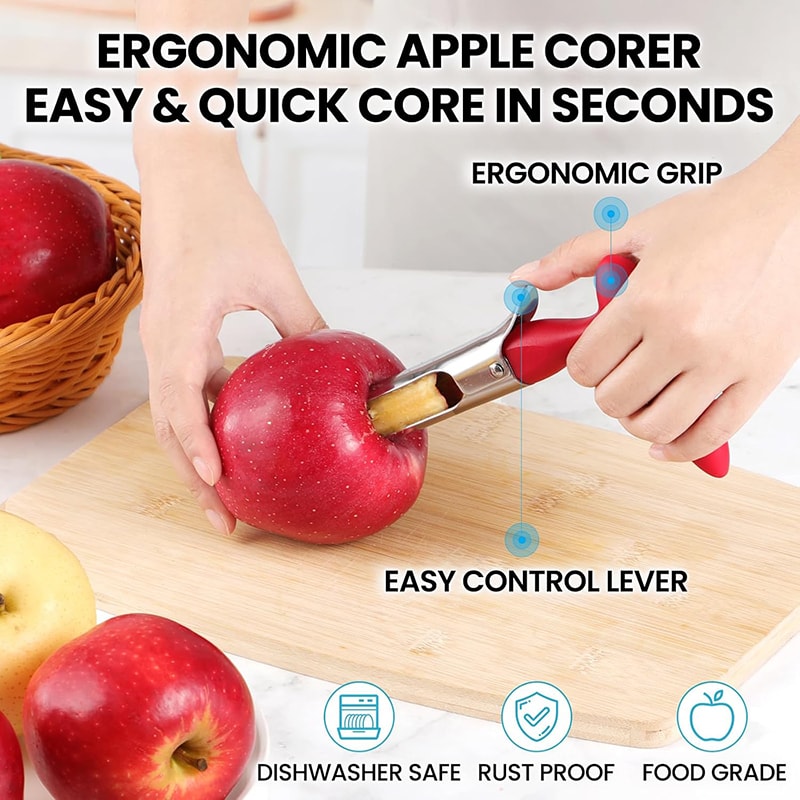 Apple Corer Tool Easy Core Remover For Apples Pears 1