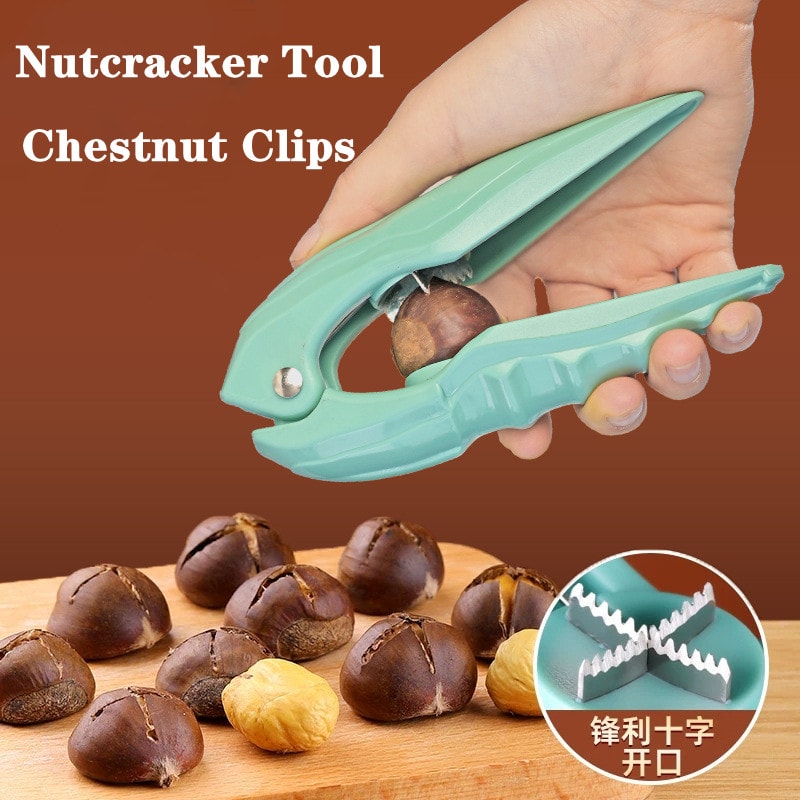 Chestnut Opener Nutcracker Tool Easy Walnut Sheller Kitchen Gadget 2