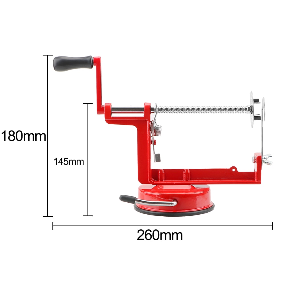 Hand Crank Apple Vegetable Peeler Machine Multi Function Fruit Potato Spiralizer Cutter 3