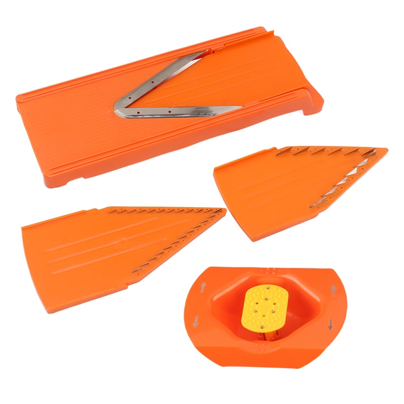 Mandolin Vegetable Slicer With Hand Protector Stainless Steel Blades 3