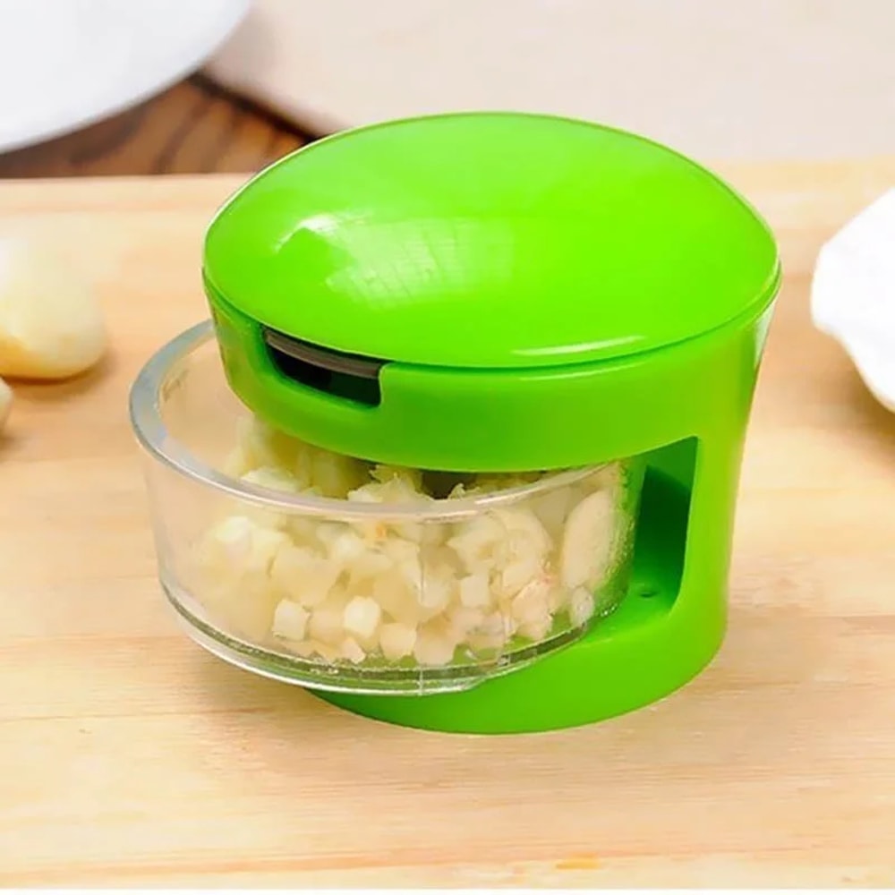 Multi Function Garlic Press Stainless Steel Garlic Chopper For Easy Cooking 0