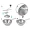 Easy Crank Stainless Steel Food Mill Heavy Duty Hand Crank Food Grinder With 3 Grinding Discs For P 5