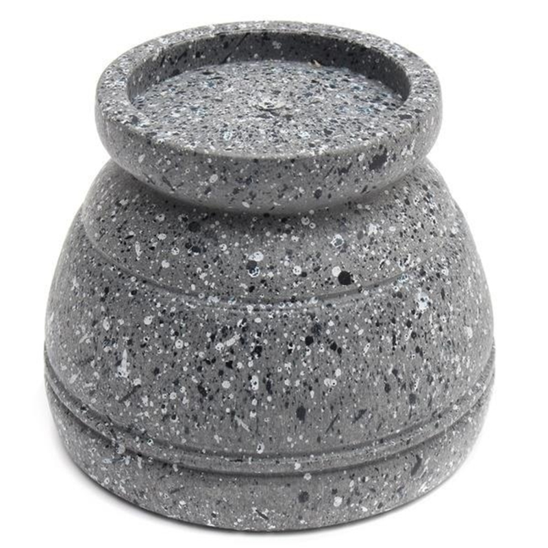 Natural Style Granite Mortar And Pestle Herb Spice Garlic Crusher Spice Grinder Bowl Kitchen Tool 2