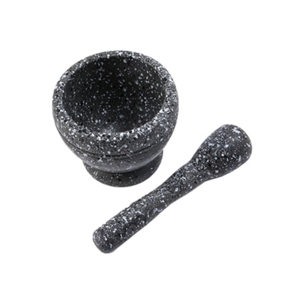 Natural Style Granite Mortar And Pestle Herb Spice Garlic Crusher Spice Grinder Bowl Kitchen Tool 5