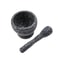Natural Style Granite Mortar And Pestle Herb Spice Garlic Crusher Spice Grinder Bowl Kitchen Tool 5