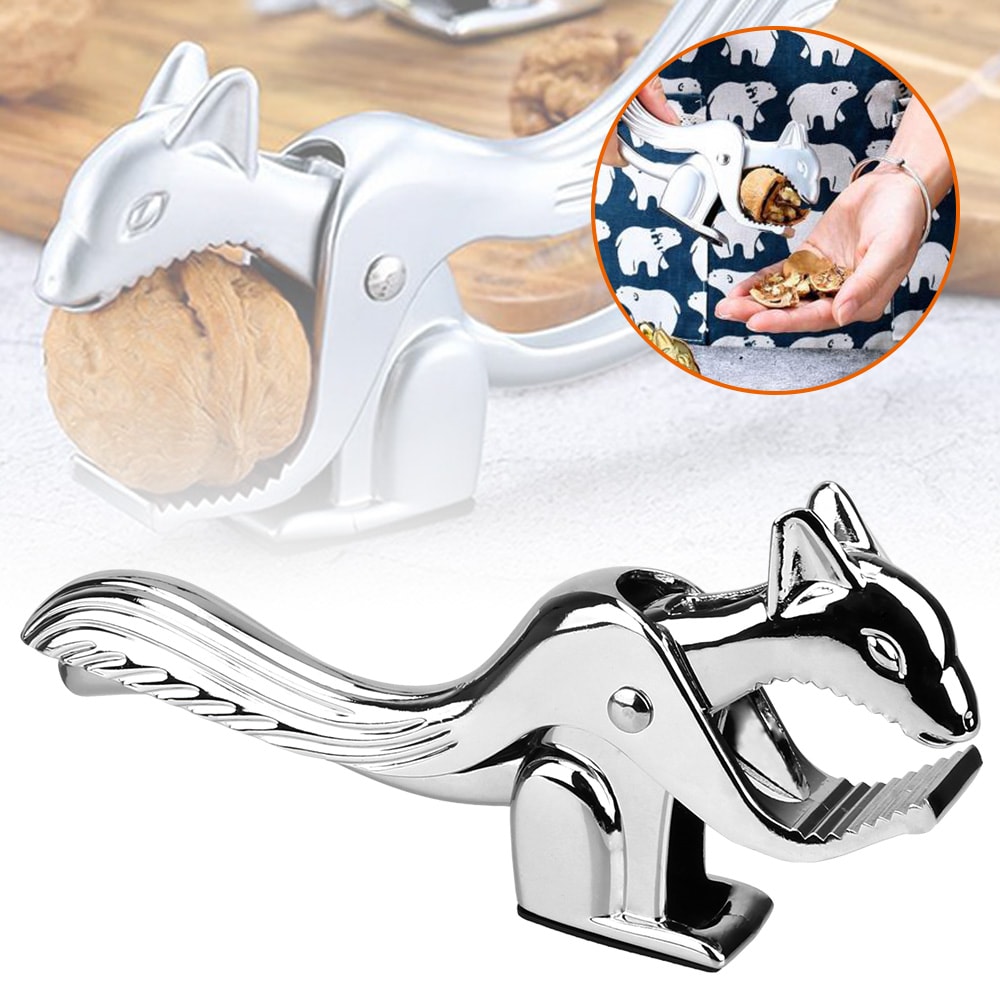 Squirrel Shape Multi Nut Pliers Durable Zinc Alloy Walnut Cracker Tool Pecan Nutcracker For Easy S 1