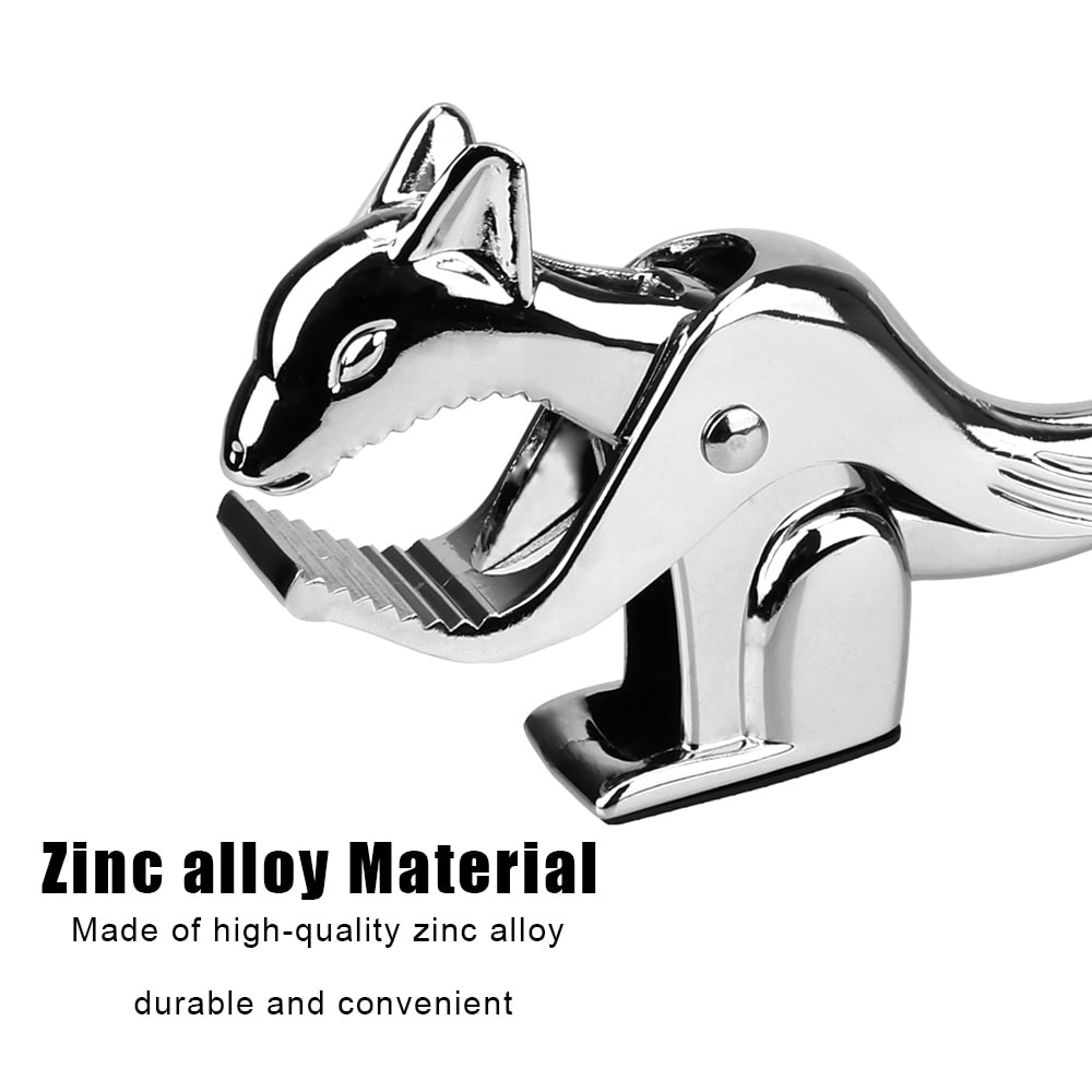 Squirrel Shape Multi Nut Pliers Durable Zinc Alloy Walnut Cracker Tool Pecan Nutcracker For Easy S 3