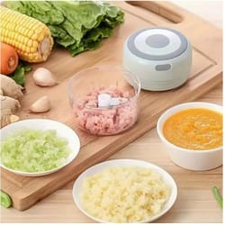 portable electric garlic grinder & cordless mini food processor multifunctional wireless meat grinder & baby food make