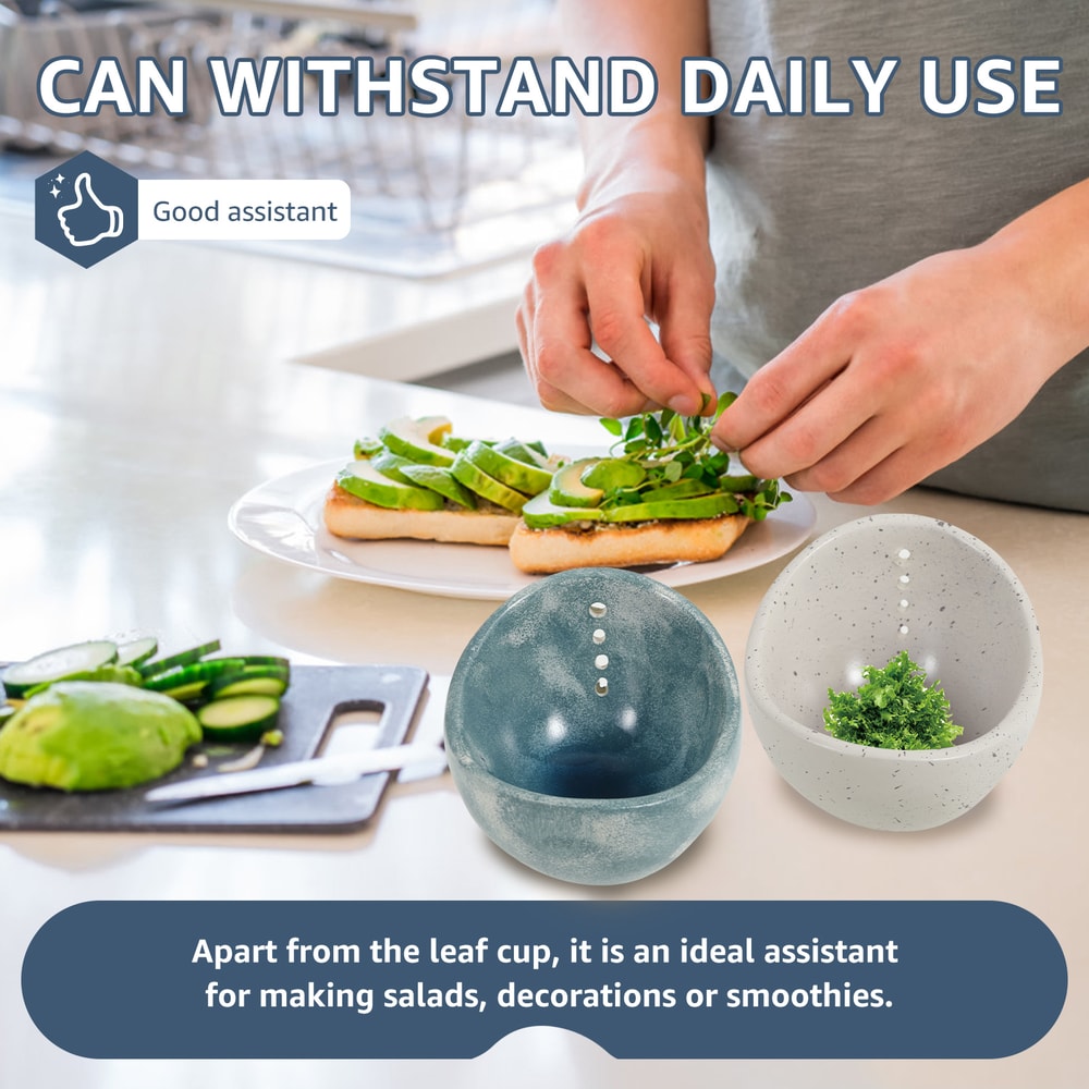 Herb Stripper Bowl Multi Hole Leaf Peeler For Cilantro Rosemary 5