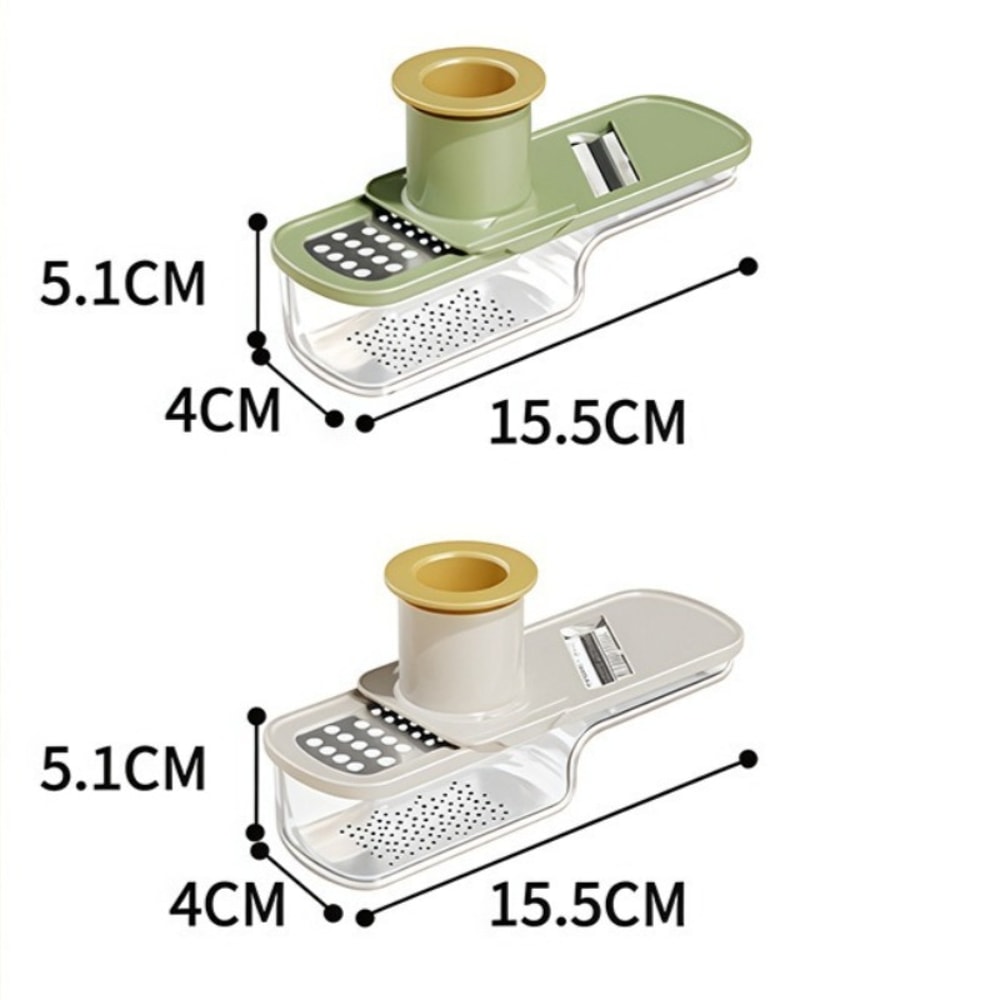 Manual Vegetable Cutter Garlic Grinder With Ginger Grater Stainless Steel Kitchen Prep Tool 5