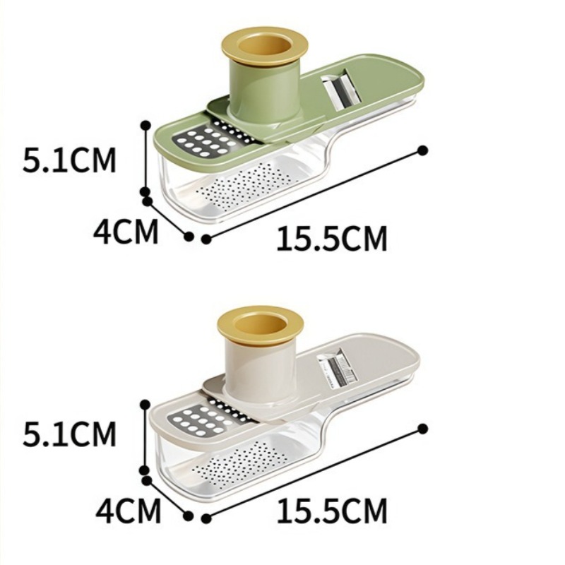 Manual Vegetable Cutter Garlic Grinder With Ginger Grater Stainless Steel Kitchen Prep Tool 5