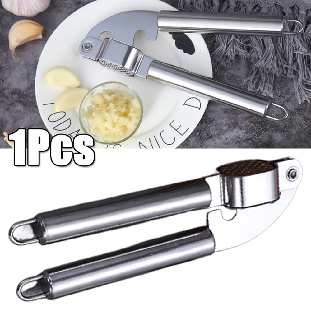 Portable Stainless Steel Hand Garlic Press Ginger Crusher Kitchen Tool Garlic Press Ginger Crushe 2