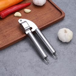portable stainless steel hand garlic press & ginger crusher kitchen tool garlic press & ginger crusher