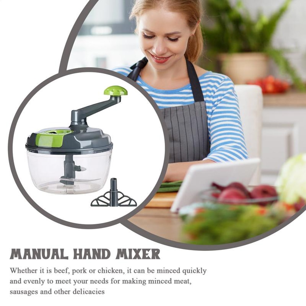Manual Vegetable Fruit Chopper Handheld Food Mincer For Quick Prep 2