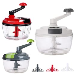 manual vegetable & fruit chopper handheld food mincer for quick prep