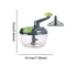 Manual Vegetable Fruit Chopper Handheld Food Mincer For Quick Prep 3