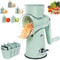 Rotary Cheese Grater Hand Crank Vegetable Slicer Multifunction Kitchen Mandoline 0