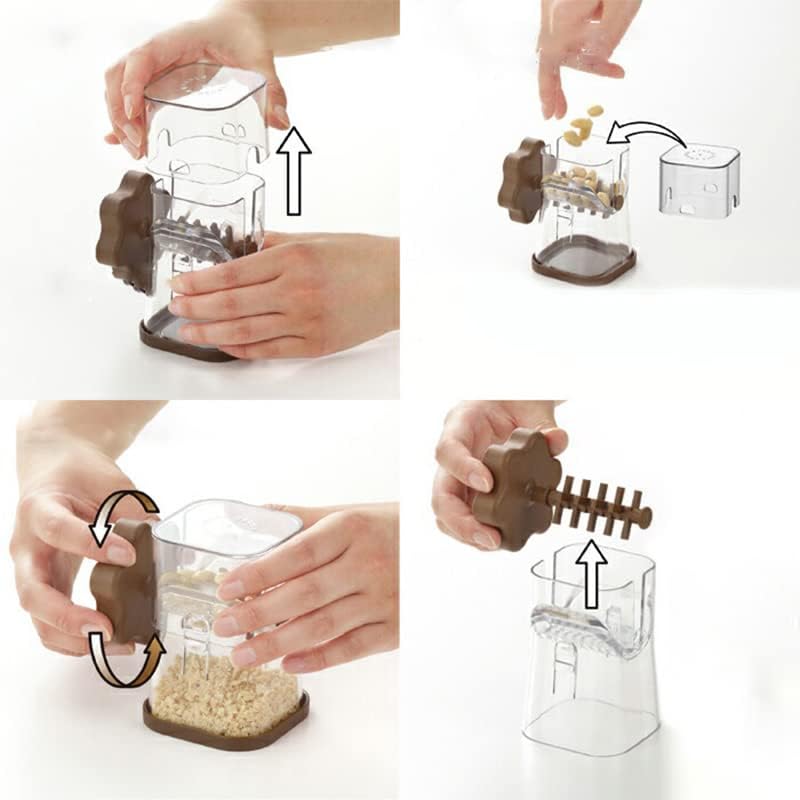 Nut Grinder Portable Nut Chopper Efficient Hand Crank Nut Crusher For Almonds Walnuts More 3