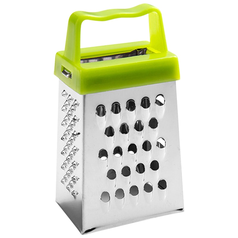 Four Sided Stainless Steel Grater With Non Slip Handle Multifunctional Garlic Vegetable Crusher 5