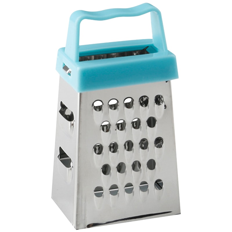 Four Sided Stainless Steel Grater With Non Slip Handle Multifunctional Garlic Vegetable Crusher 6