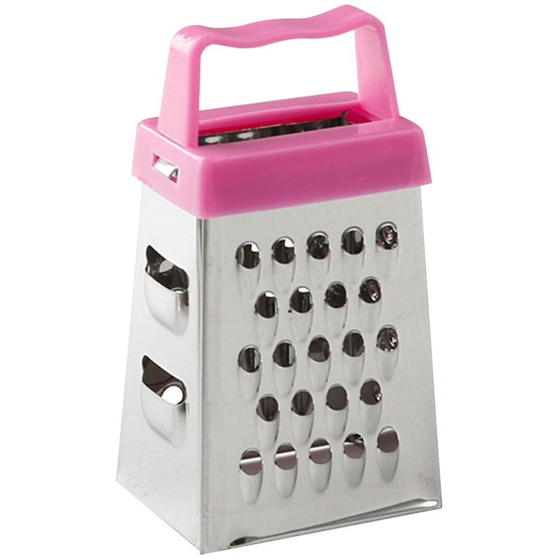 Four Sided Stainless Steel Grater With Non Slip Handle Multifunctional Garlic Vegetable Crusher 4