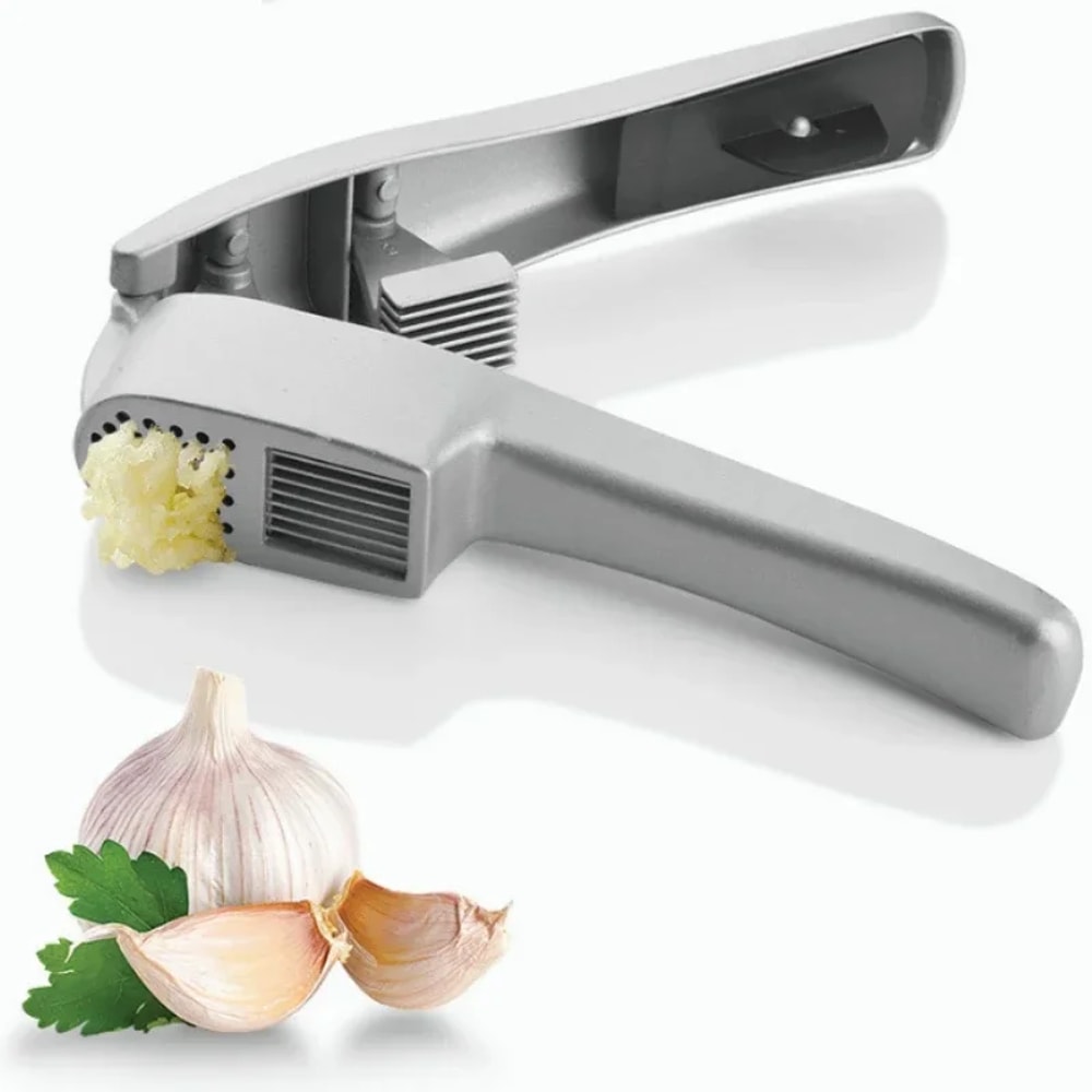 Manual Garlic Press Garlic Crusher With Ginger Mincer Durable Aluminum Kitchen Gadget 2