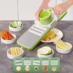 ultimate stainless steel vegetable slicer & manual potato grater wire cutter kitchen tool