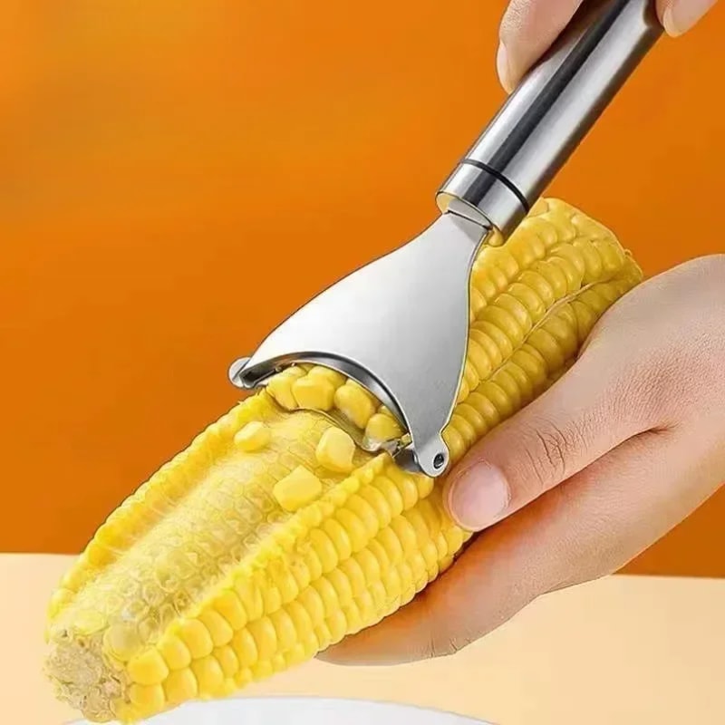 Premium Stainless Steel Manual Corn Stripper Corn Peeler Efficient Corn Kernels Remover Kitchen To 3