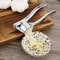 Garlic Press Manual Garlic Mincer Heavy Duty Kitchen Crusher Squeezer Tool 1
