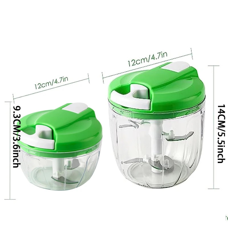 Hand Pull Food Chopper Manual Vegetable Mincer Garlic Chopper For Onion Meat Herbs 4