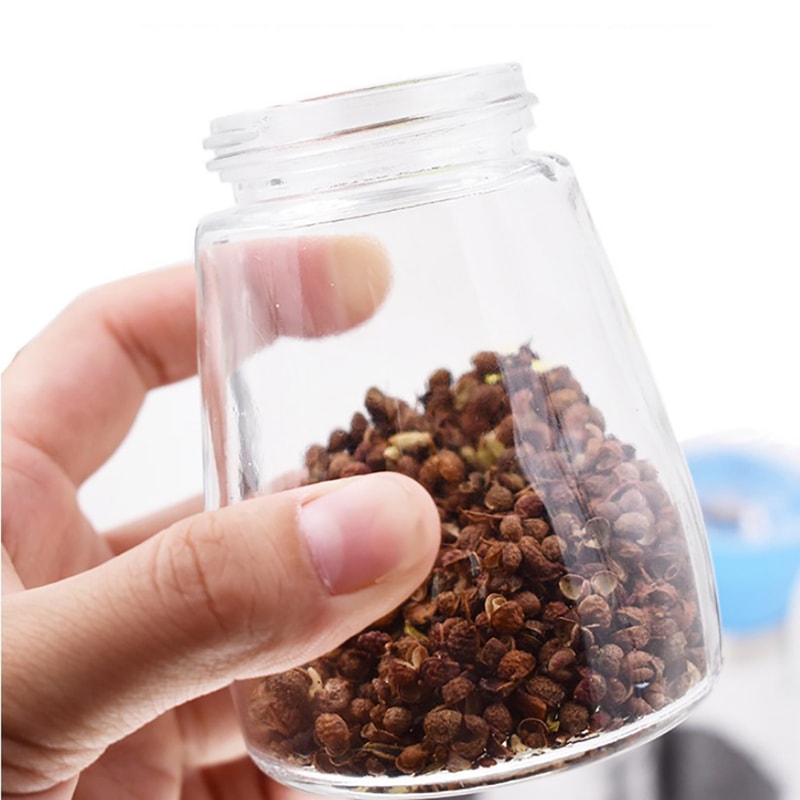 Manual Spice Grinder Bottle Adjustable Salt And Pepper Mill For Fresh Seasoning 2
