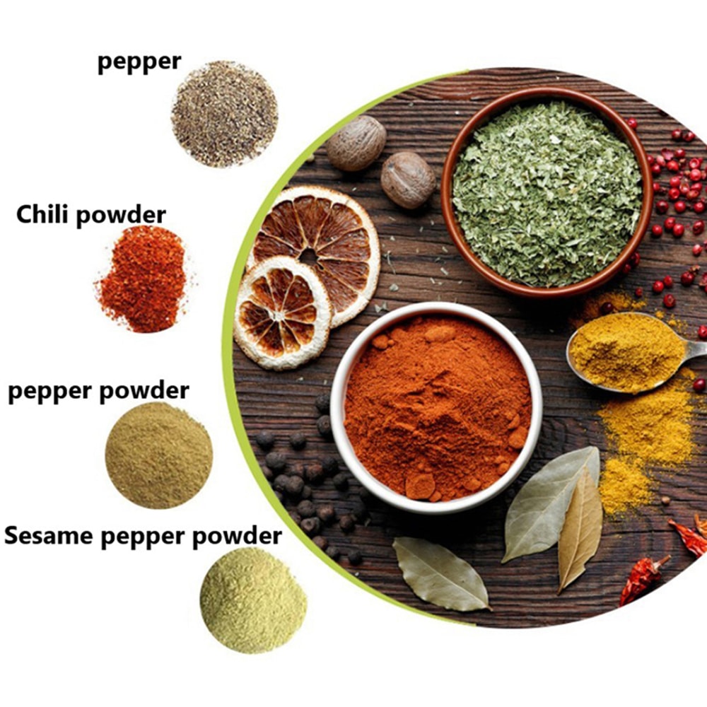 Manual Spice Grinder Bottle Adjustable Salt And Pepper Mill For Fresh Seasoning 5